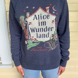 Out of Print Alice I’m Wunderland Sweatshirt